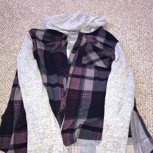 Flannel Sweatshirt